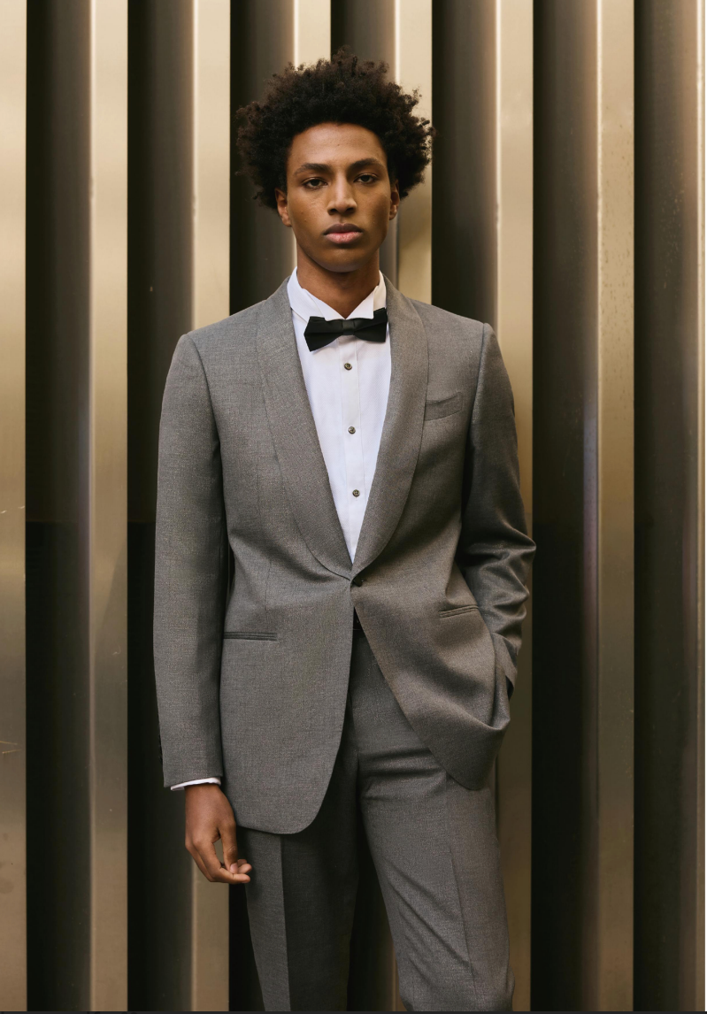 Grey Shawl Tuxedo (Mazzoto)